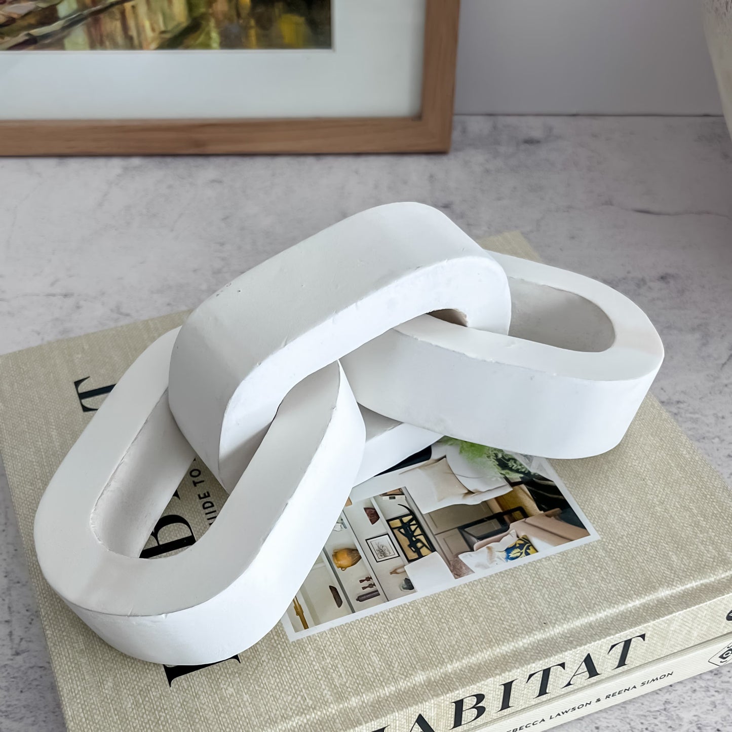 v1 Wood Chain Link Decor