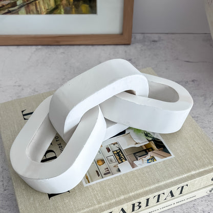 v1 Wood Chain Link Decor